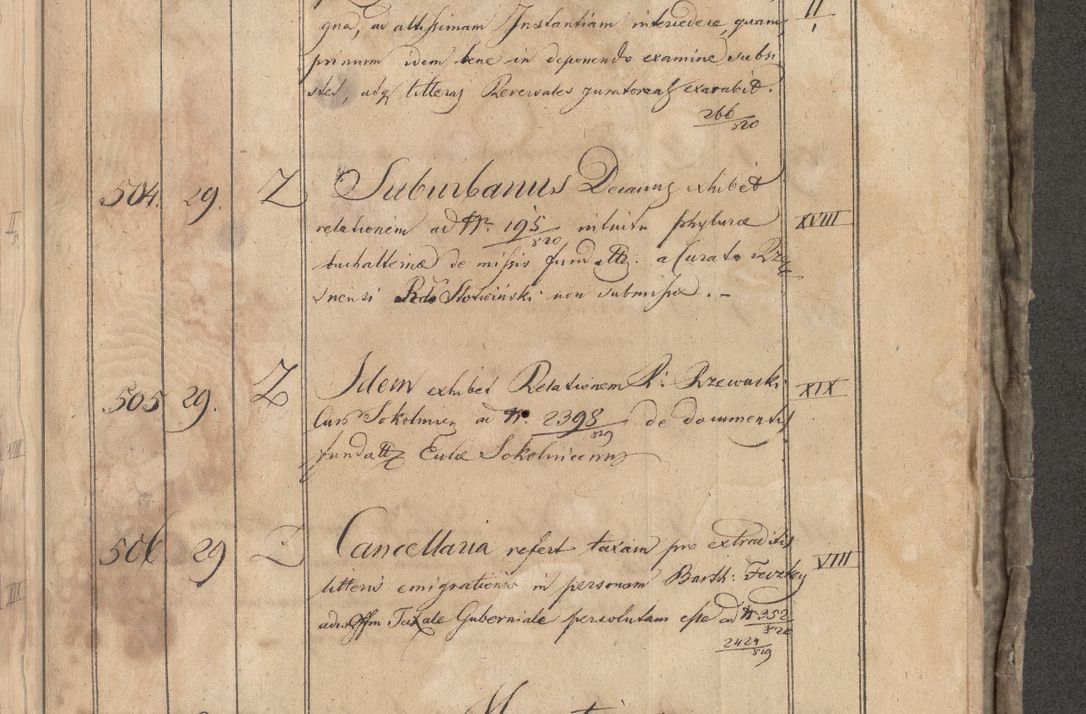 Zdjęcie nr 353 dla obiektu archiwalnego: Protocollon exhibitorum consistorii metropolitani Leopoliensis ex anno 1819
