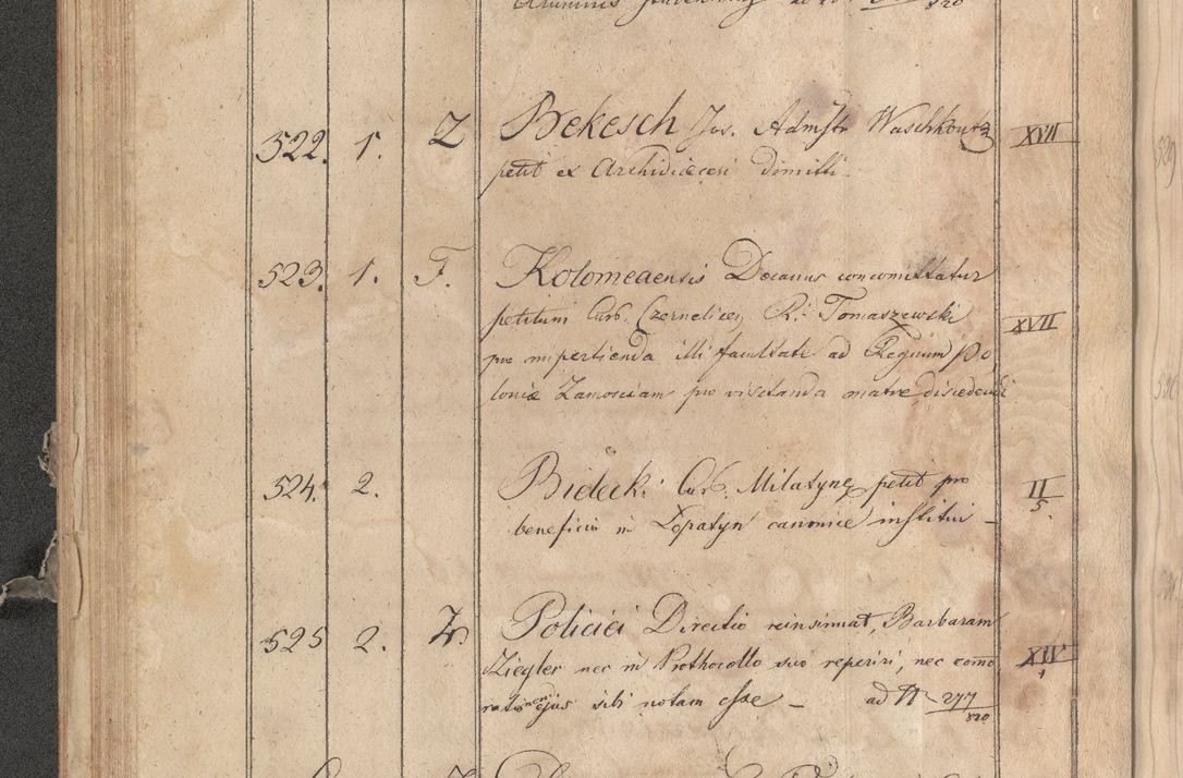 Zdjęcie nr 355 dla obiektu archiwalnego: Protocollon exhibitorum consistorii metropolitani Leopoliensis ex anno 1819