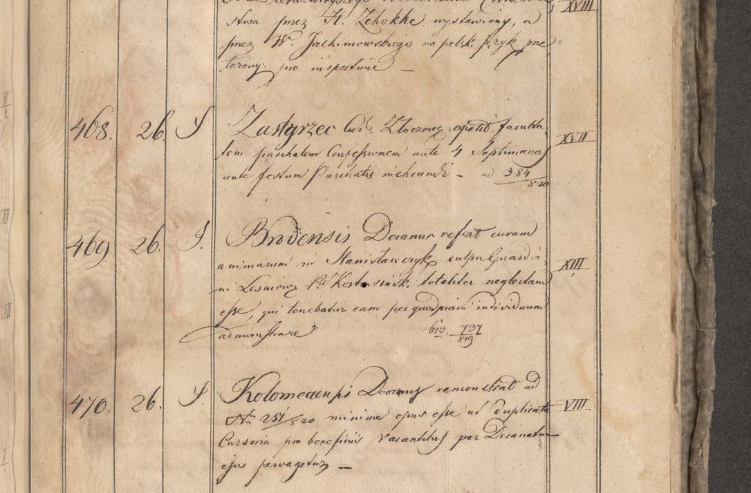 Zdjęcie nr 360 dla obiektu archiwalnego: Protocollon exhibitorum consistorii metropolitani Leopoliensis ex anno 1819