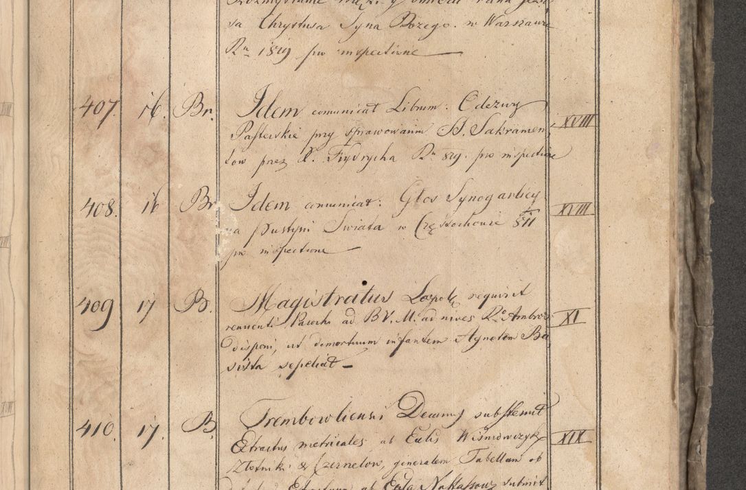 Zdjęcie nr 368 dla obiektu archiwalnego: Protocollon exhibitorum consistorii metropolitani Leopoliensis ex anno 1819