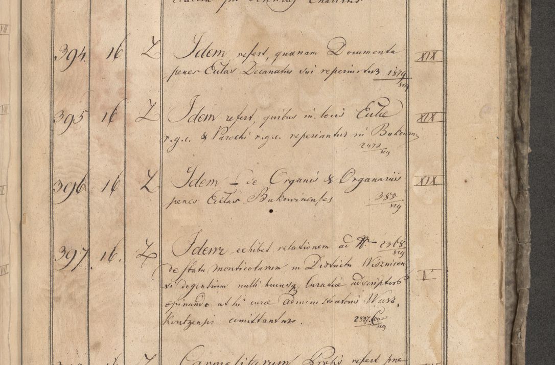 Zdjęcie nr 371 dla obiektu archiwalnego: Protocollon exhibitorum consistorii metropolitani Leopoliensis ex anno 1819