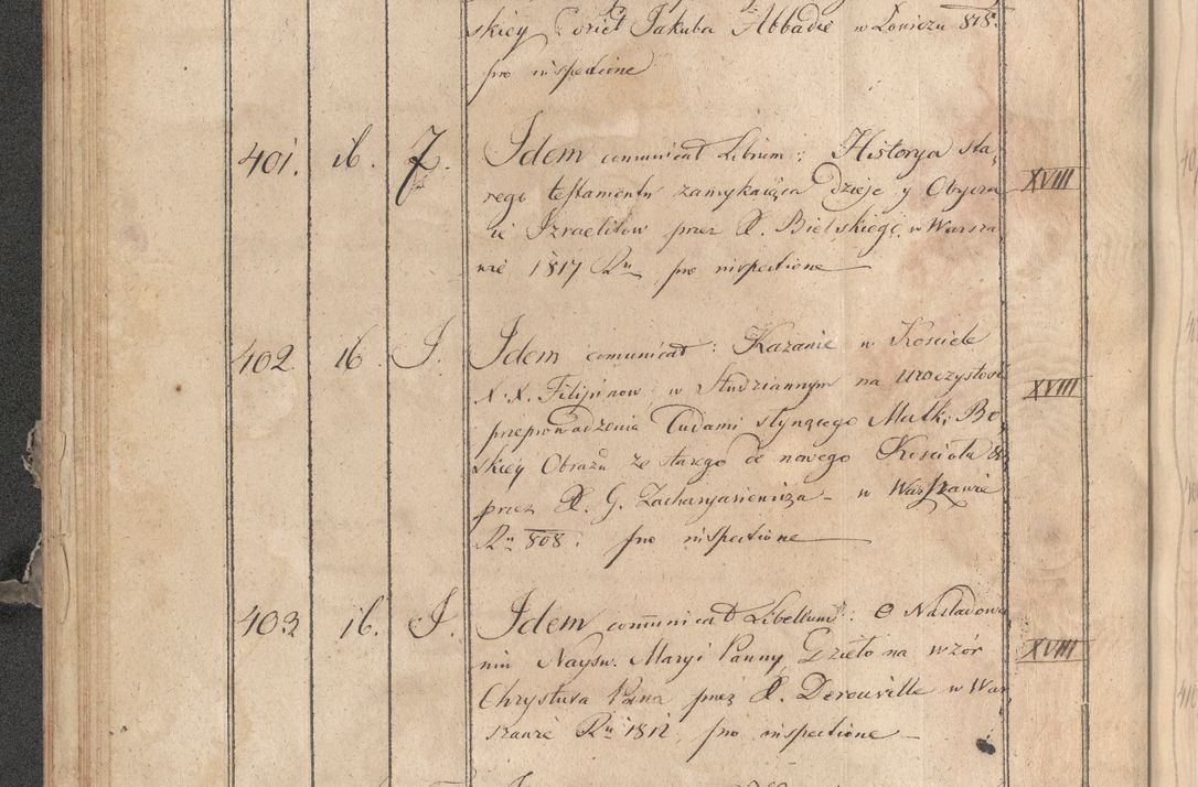 Zdjęcie nr 373 dla obiektu archiwalnego: Protocollon exhibitorum consistorii metropolitani Leopoliensis ex anno 1819