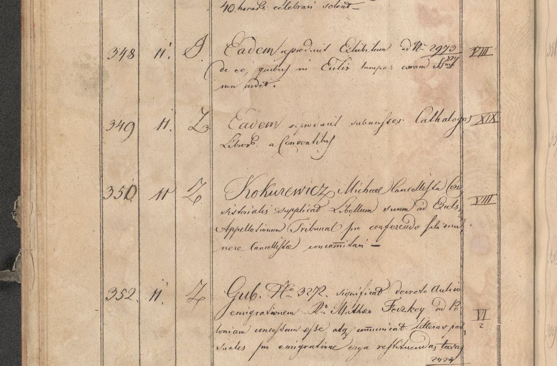 Zdjęcie nr 378 dla obiektu archiwalnego: Protocollon exhibitorum consistorii metropolitani Leopoliensis ex anno 1819