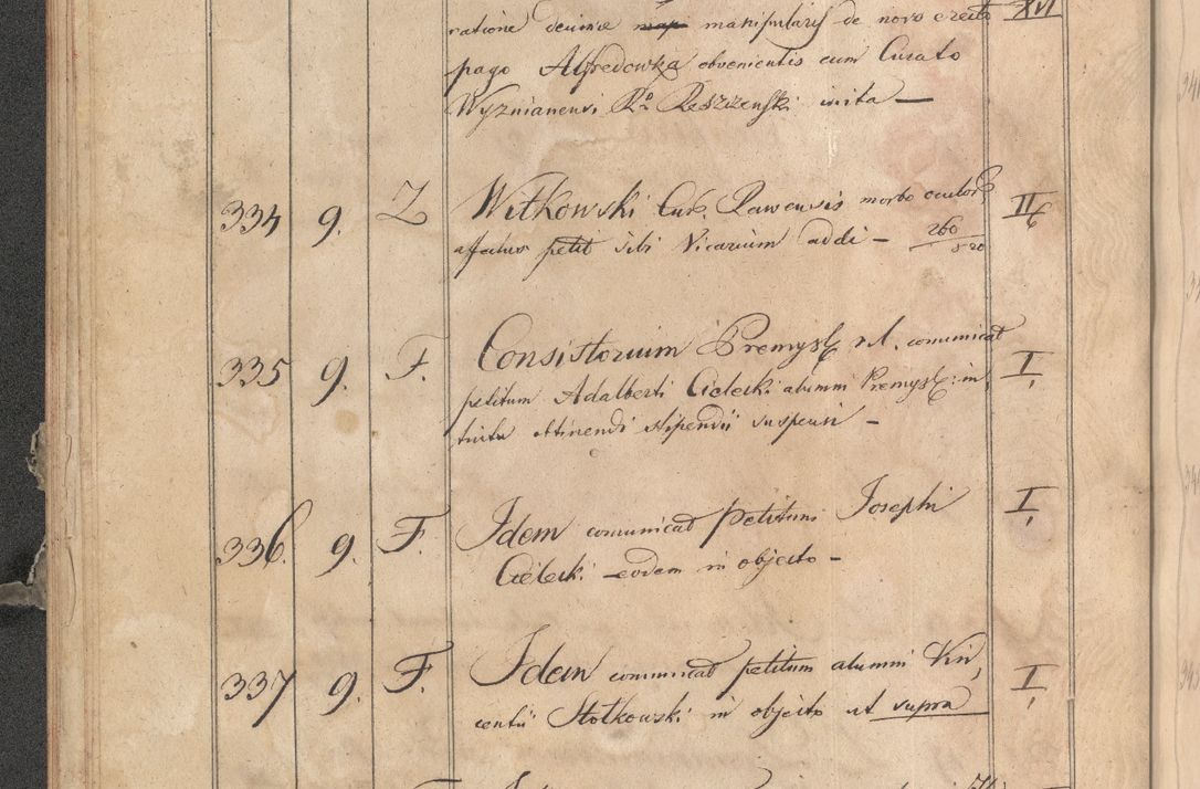 Zdjęcie nr 380 dla obiektu archiwalnego: Protocollon exhibitorum consistorii metropolitani Leopoliensis ex anno 1819