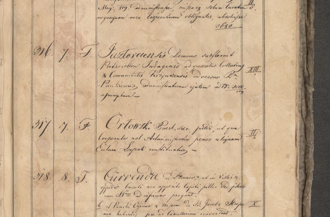 Zdjęcie nr 385 dla obiektu archiwalnego: Protocollon exhibitorum consistorii metropolitani Leopoliensis ex anno 1819