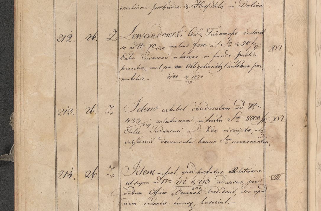 Zdjęcie nr 398 dla obiektu archiwalnego: Protocollon exhibitorum consistorii metropolitani Leopoliensis ex anno 1819