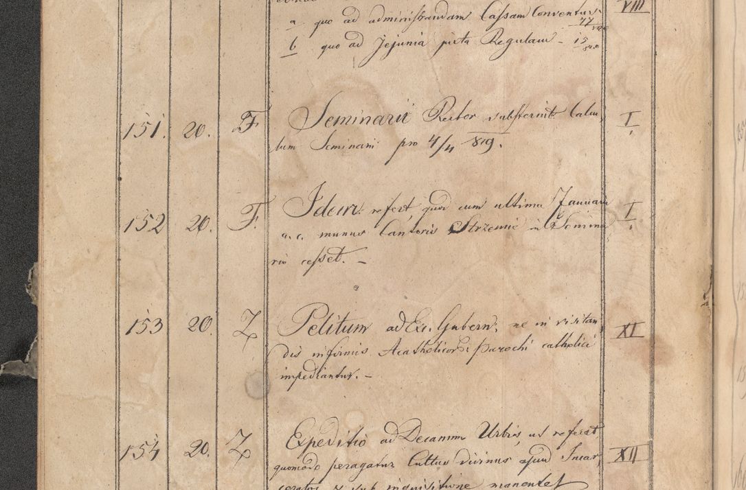 Zdjęcie nr 410 dla obiektu archiwalnego: Protocollon exhibitorum consistorii metropolitani Leopoliensis ex anno 1819