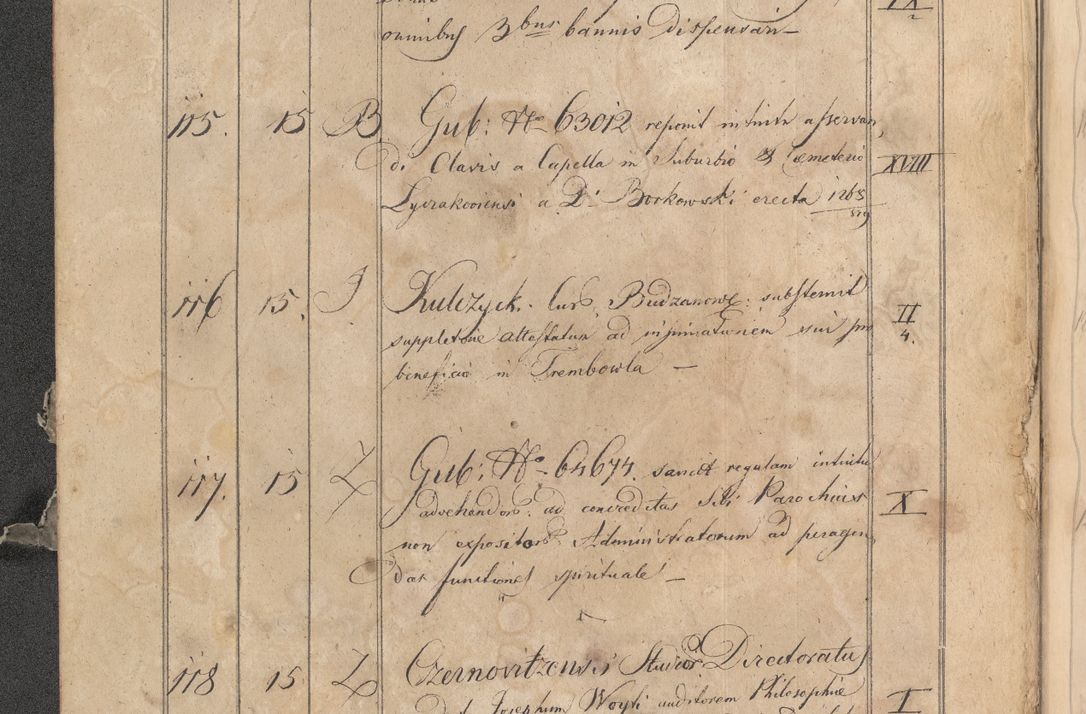 Zdjęcie nr 419 dla obiektu archiwalnego: Protocollon exhibitorum consistorii metropolitani Leopoliensis ex anno 1819