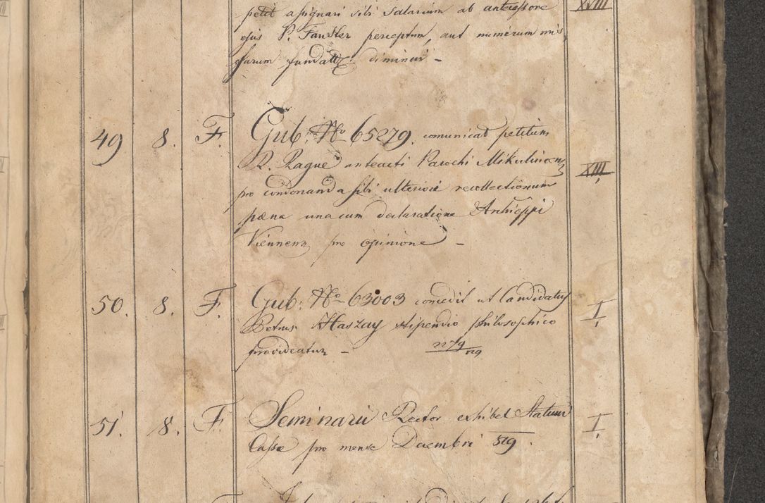 Zdjęcie nr 431 dla obiektu archiwalnego: Protocollon exhibitorum consistorii metropolitani Leopoliensis ex anno 1819