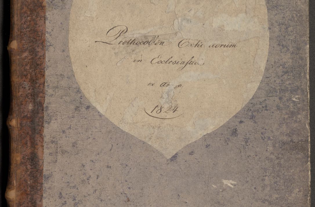 Zdjęcie nr 1 dla obiektu archiwalnego: Protocollon exhibitorum i Ecclesiastus ex anno 1824