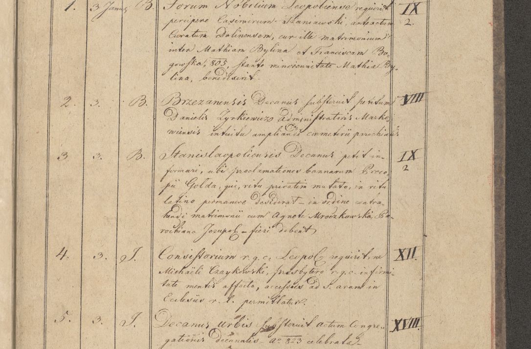 Zdjęcie nr 5 dla obiektu archiwalnego: Protocollon exhibitorum i Ecclesiastus ex anno 1824