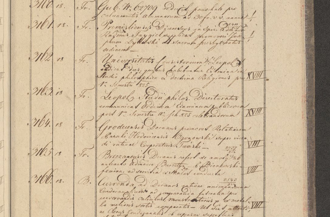 Zdjęcie nr 291 dla obiektu archiwalnego: Protocollon exhibitorum i Ecclesiastus ex anno 1824