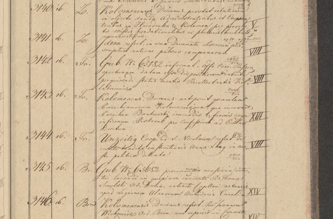 Zdjęcie nr 289 dla obiektu archiwalnego: Protocollon exhibitorum i Ecclesiastus ex anno 1824