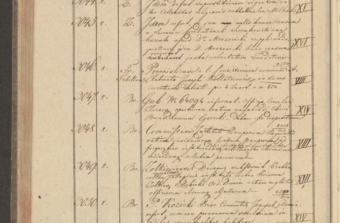 Zdjęcie nr 280 dla obiektu archiwalnego: Protocollon exhibitorum i Ecclesiastus ex anno 1824