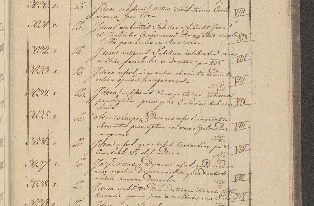 Zdjęcie nr 279 dla obiektu archiwalnego: Protocollon exhibitorum i Ecclesiastus ex anno 1824