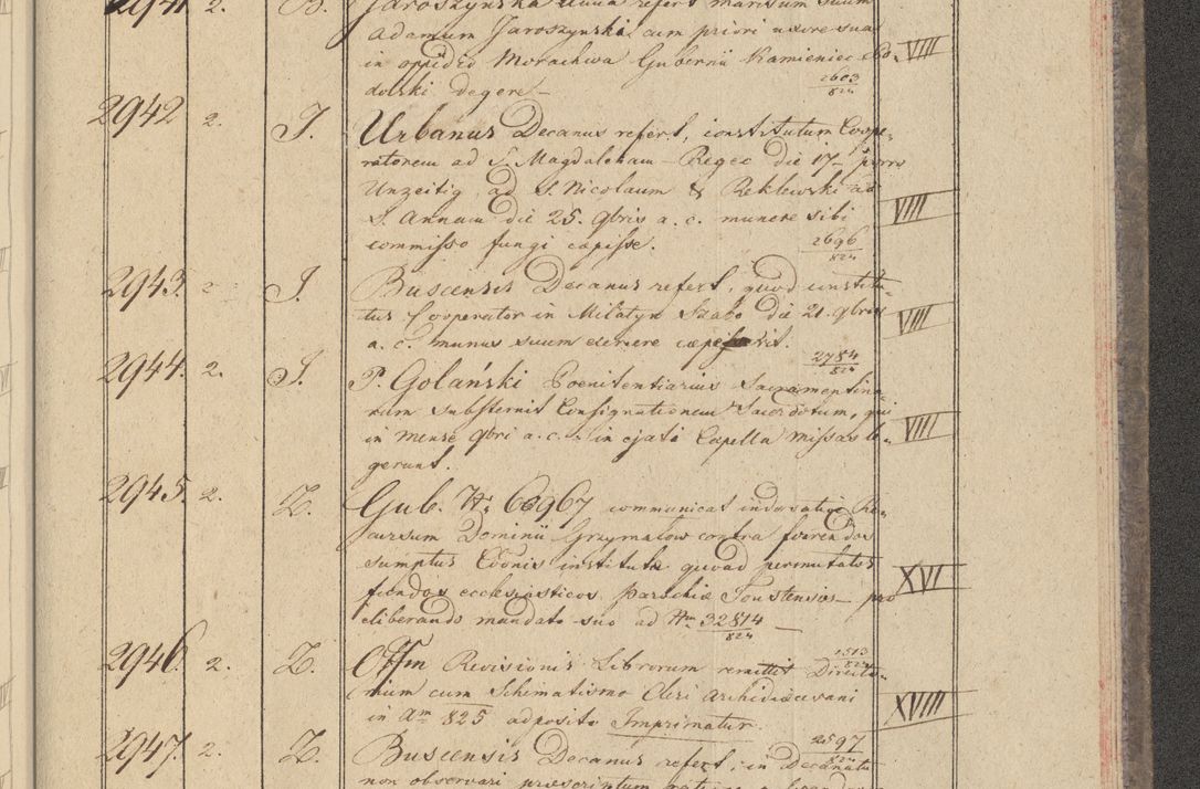 Zdjęcie nr 271 dla obiektu archiwalnego: Protocollon exhibitorum i Ecclesiastus ex anno 1824