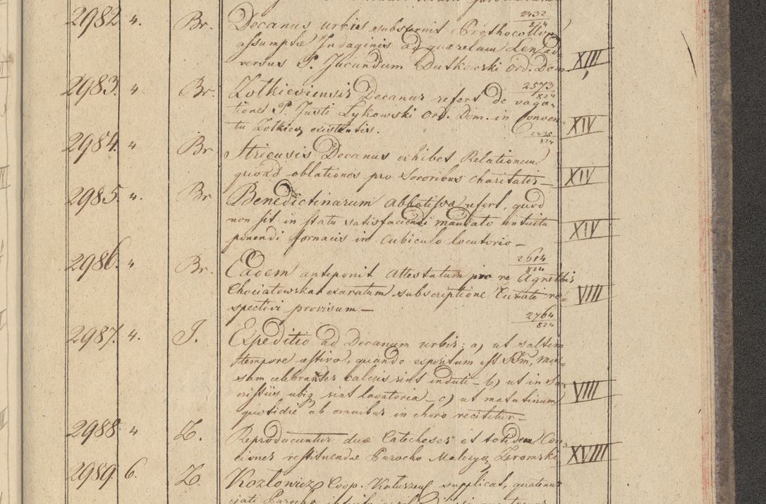 Zdjęcie nr 275 dla obiektu archiwalnego: Protocollon exhibitorum i Ecclesiastus ex anno 1824