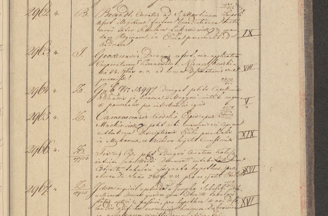 Zdjęcie nr 273 dla obiektu archiwalnego: Protocollon exhibitorum i Ecclesiastus ex anno 1824