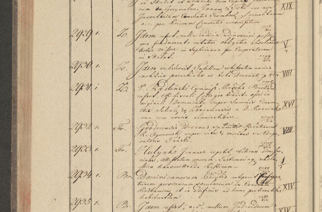 Zdjęcie nr 270 dla obiektu archiwalnego: Protocollon exhibitorum i Ecclesiastus ex anno 1824