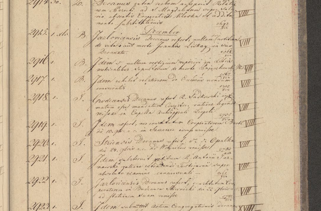 Zdjęcie nr 269 dla obiektu archiwalnego: Protocollon exhibitorum i Ecclesiastus ex anno 1824