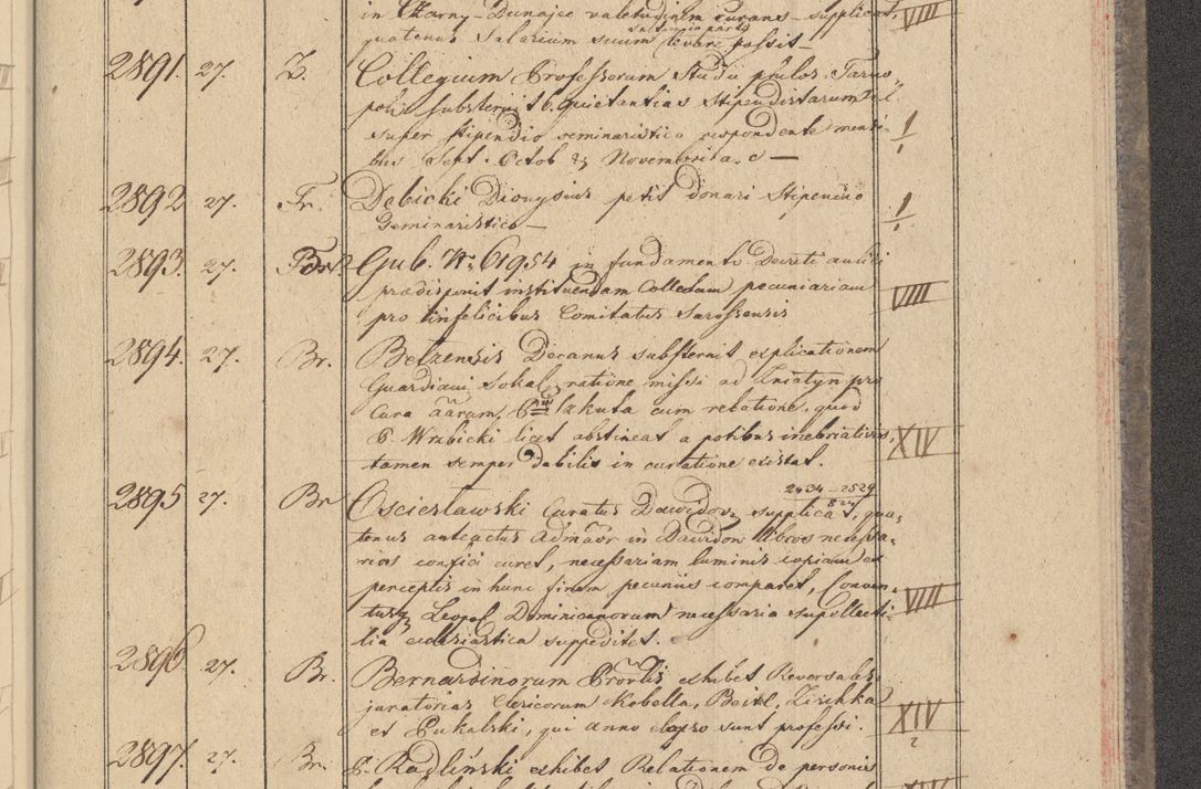 Zdjęcie nr 267 dla obiektu archiwalnego: Protocollon exhibitorum i Ecclesiastus ex anno 1824