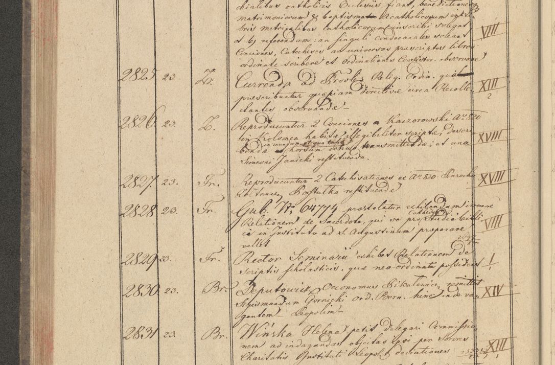 Zdjęcie nr 262 dla obiektu archiwalnego: Protocollon exhibitorum i Ecclesiastus ex anno 1824
