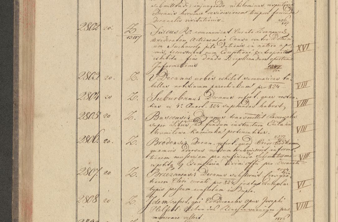 Zdjęcie nr 260 dla obiektu archiwalnego: Protocollon exhibitorum i Ecclesiastus ex anno 1824