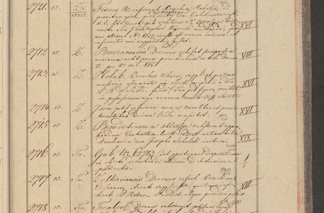Zdjęcie nr 253 dla obiektu archiwalnego: Protocollon exhibitorum i Ecclesiastus ex anno 1824