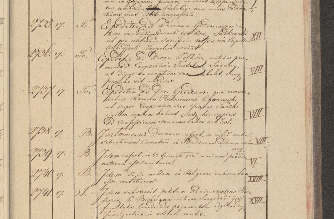 Zdjęcie nr 255 dla obiektu archiwalnego: Protocollon exhibitorum i Ecclesiastus ex anno 1824