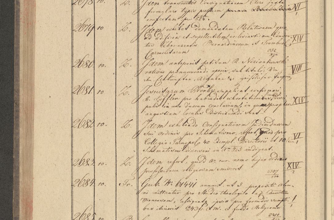 Zdjęcie nr 250 dla obiektu archiwalnego: Protocollon exhibitorum i Ecclesiastus ex anno 1824