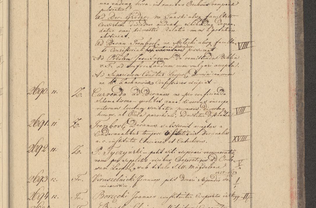 Zdjęcie nr 251 dla obiektu archiwalnego: Protocollon exhibitorum i Ecclesiastus ex anno 1824