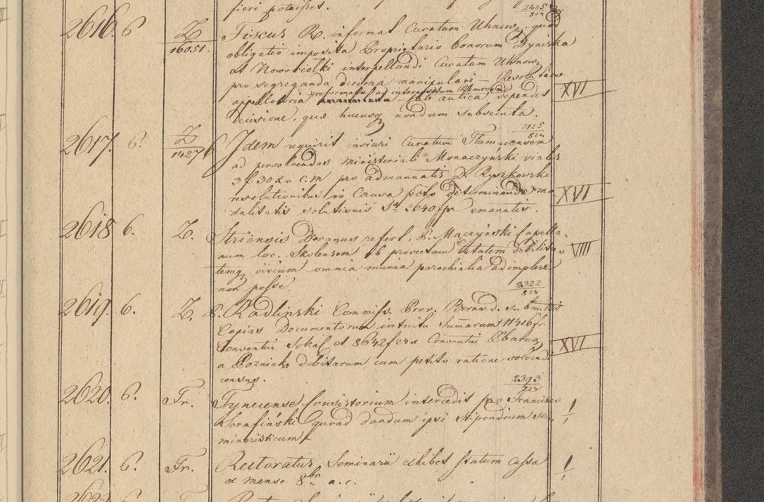 Zdjęcie nr 245 dla obiektu archiwalnego: Protocollon exhibitorum i Ecclesiastus ex anno 1824