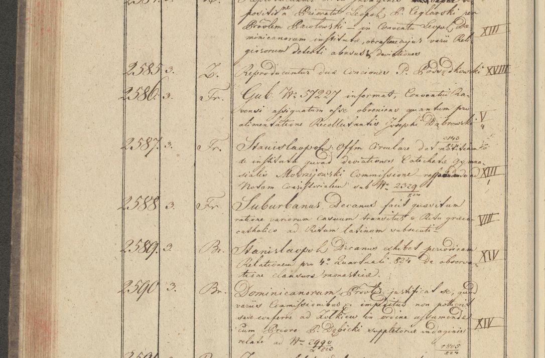 Zdjęcie nr 242 dla obiektu archiwalnego: Protocollon exhibitorum i Ecclesiastus ex anno 1824