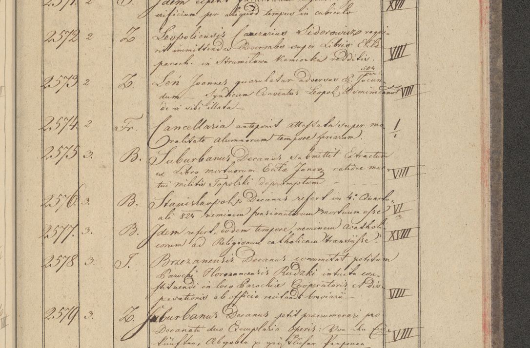 Zdjęcie nr 241 dla obiektu archiwalnego: Protocollon exhibitorum i Ecclesiastus ex anno 1824