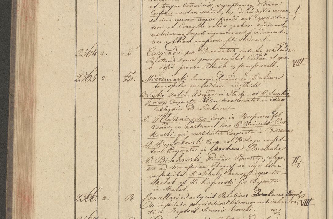 Zdjęcie nr 240 dla obiektu archiwalnego: Protocollon exhibitorum i Ecclesiastus ex anno 1824