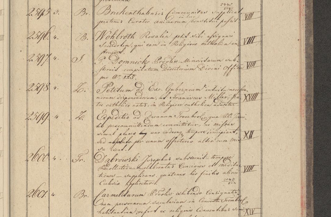 Zdjęcie nr 243 dla obiektu archiwalnego: Protocollon exhibitorum i Ecclesiastus ex anno 1824