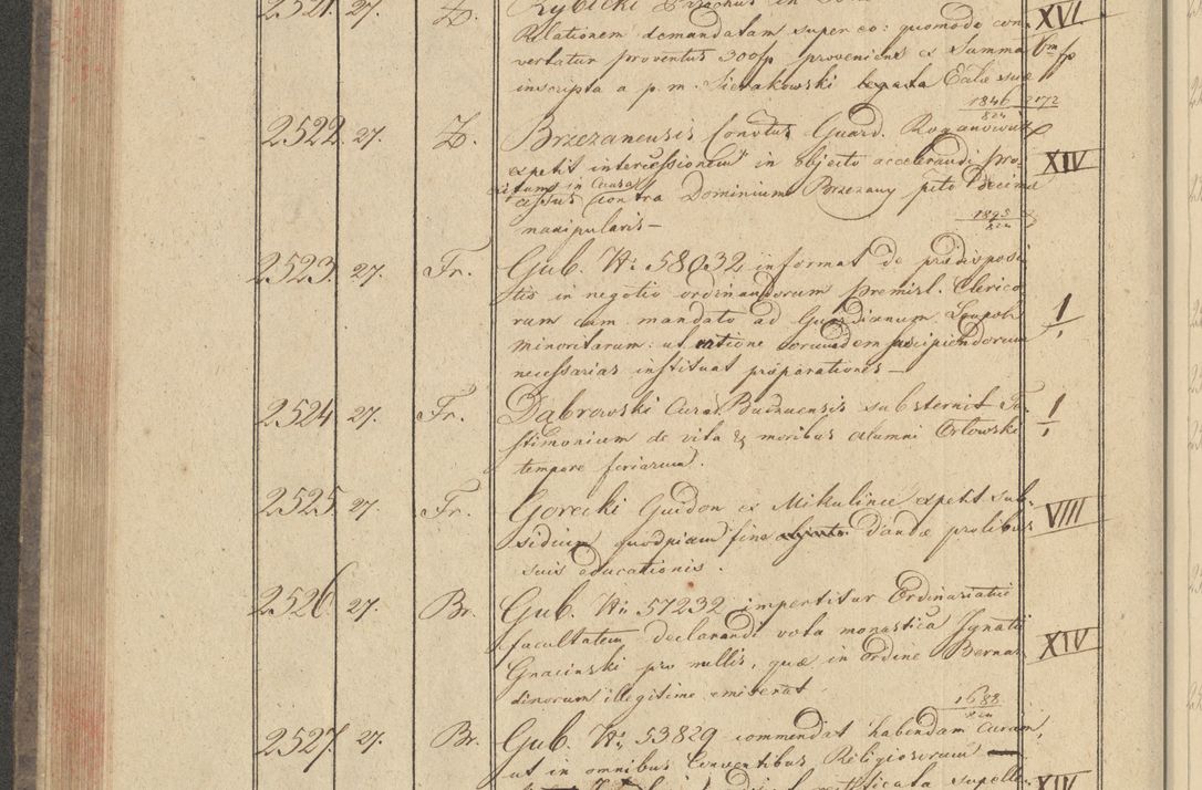 Zdjęcie nr 236 dla obiektu archiwalnego: Protocollon exhibitorum i Ecclesiastus ex anno 1824