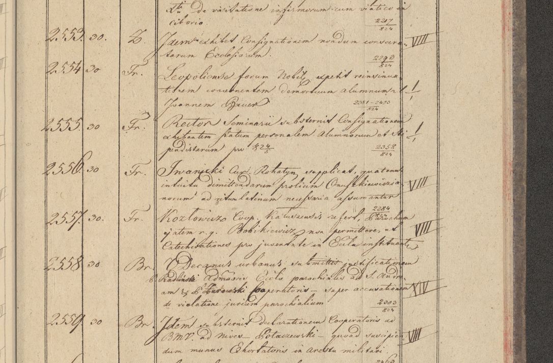 Zdjęcie nr 239 dla obiektu archiwalnego: Protocollon exhibitorum i Ecclesiastus ex anno 1824