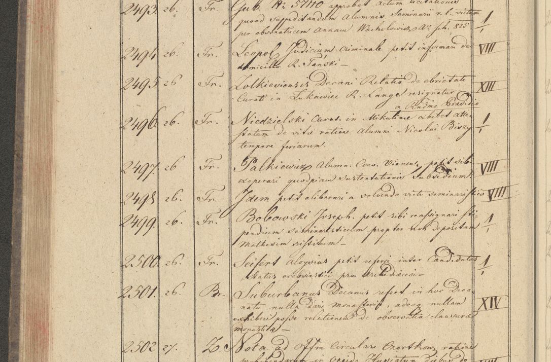 Zdjęcie nr 234 dla obiektu archiwalnego: Protocollon exhibitorum i Ecclesiastus ex anno 1824
