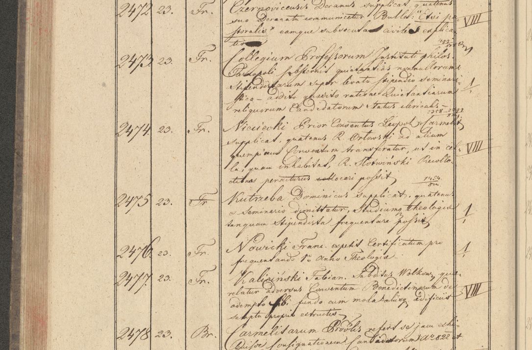 Zdjęcie nr 232 dla obiektu archiwalnego: Protocollon exhibitorum i Ecclesiastus ex anno 1824