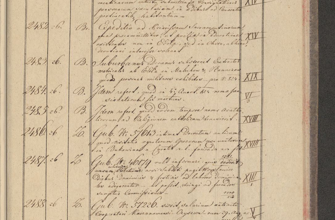 Zdjęcie nr 233 dla obiektu archiwalnego: Protocollon exhibitorum i Ecclesiastus ex anno 1824