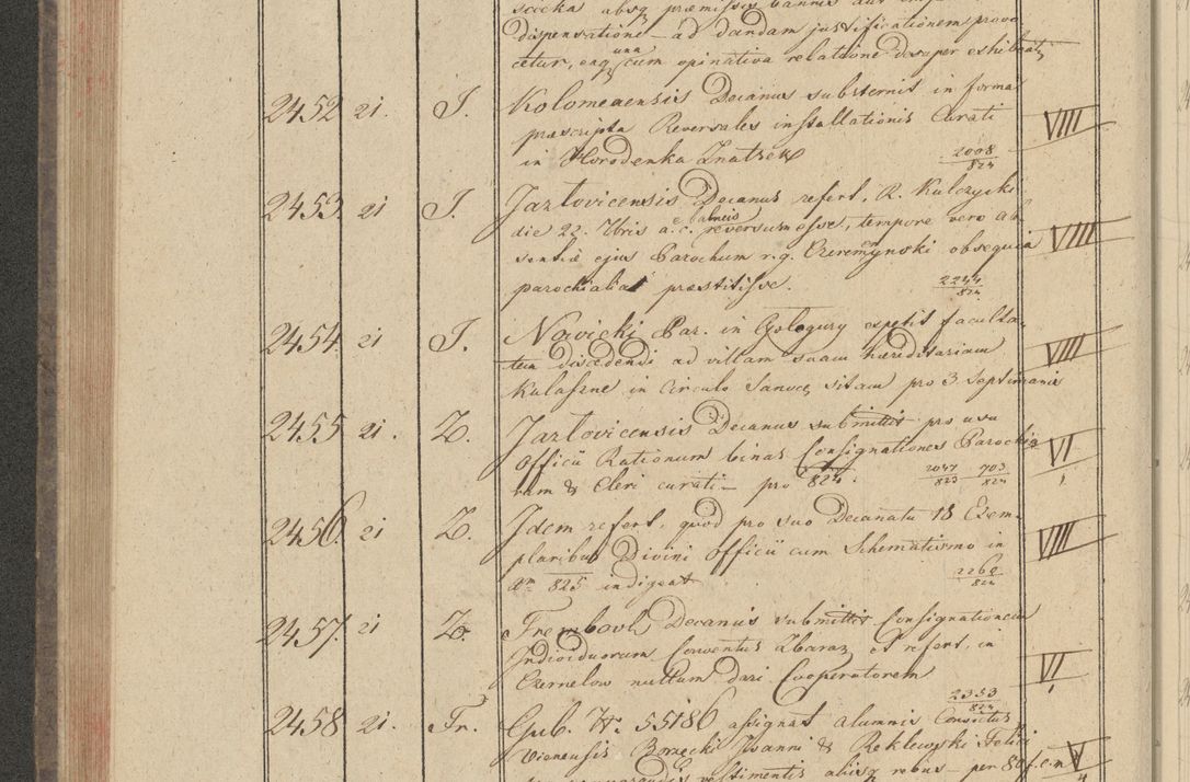Zdjęcie nr 230 dla obiektu archiwalnego: Protocollon exhibitorum i Ecclesiastus ex anno 1824