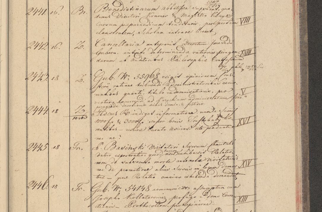Zdjęcie nr 229 dla obiektu archiwalnego: Protocollon exhibitorum i Ecclesiastus ex anno 1824