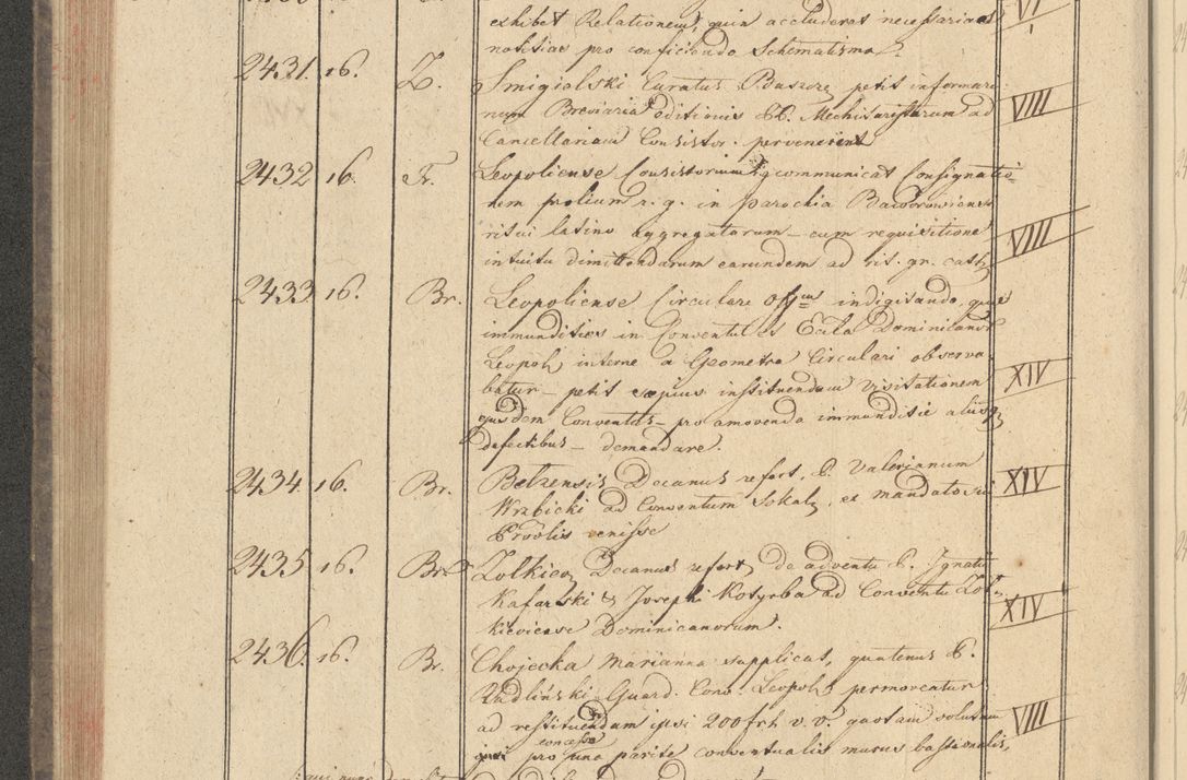 Zdjęcie nr 228 dla obiektu archiwalnego: Protocollon exhibitorum i Ecclesiastus ex anno 1824