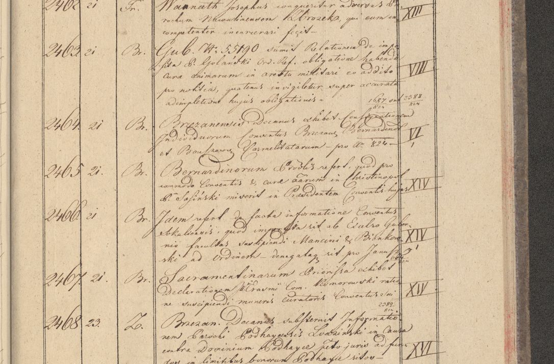 Zdjęcie nr 231 dla obiektu archiwalnego: Protocollon exhibitorum i Ecclesiastus ex anno 1824