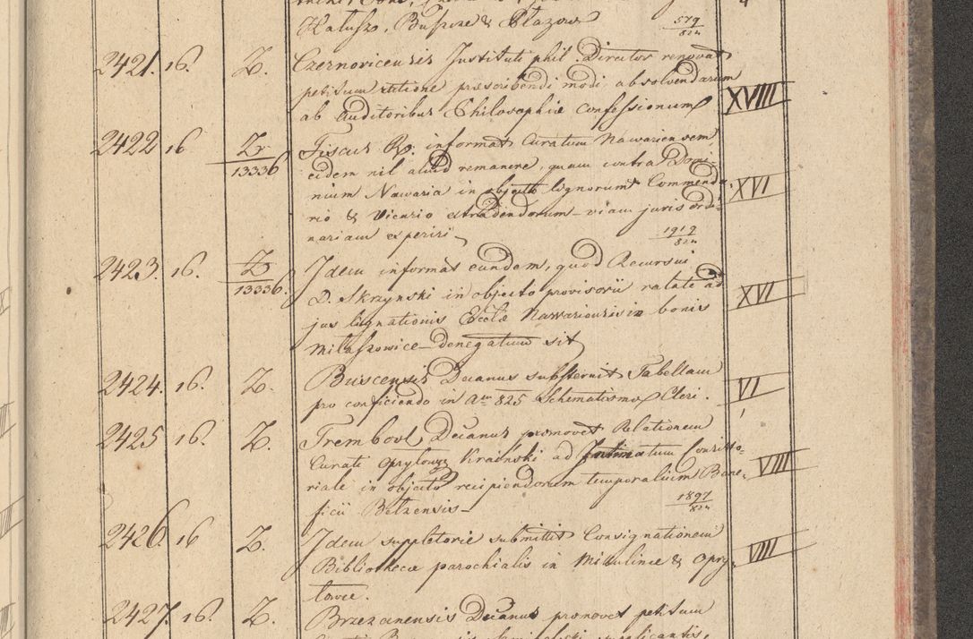 Zdjęcie nr 227 dla obiektu archiwalnego: Protocollon exhibitorum i Ecclesiastus ex anno 1824