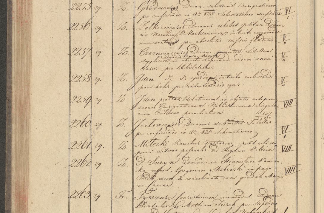 Zdjęcie nr 214 dla obiektu archiwalnego: Protocollon exhibitorum i Ecclesiastus ex anno 1824