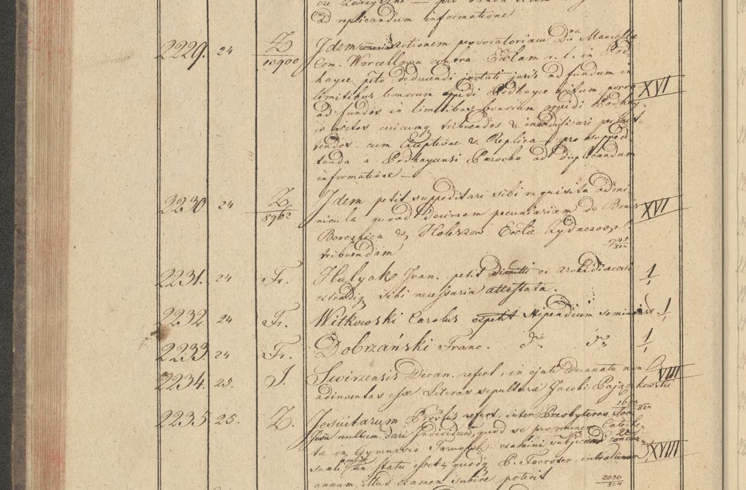 Zdjęcie nr 212 dla obiektu archiwalnego: Protocollon exhibitorum i Ecclesiastus ex anno 1824