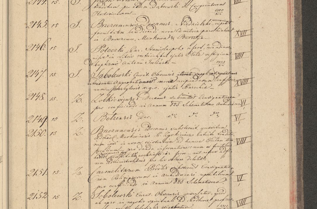 Zdjęcie nr 203 dla obiektu archiwalnego: Protocollon exhibitorum i Ecclesiastus ex anno 1824