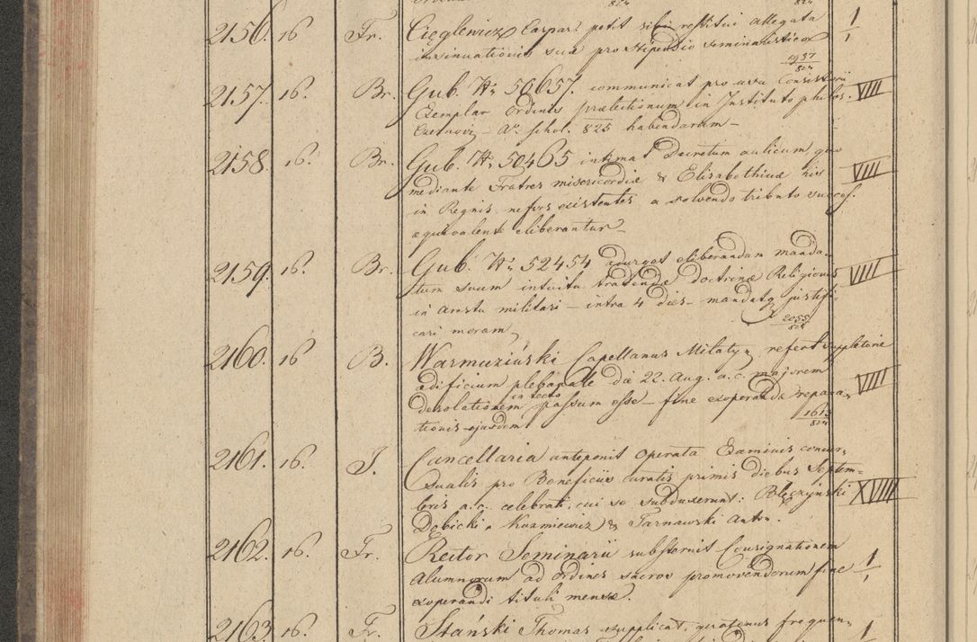 Zdjęcie nr 204 dla obiektu archiwalnego: Protocollon exhibitorum i Ecclesiastus ex anno 1824